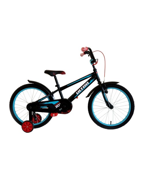Bicicleta copii mtb ULTRA Kidy 20 C-Brake Negru Mat | 6-8 ani
